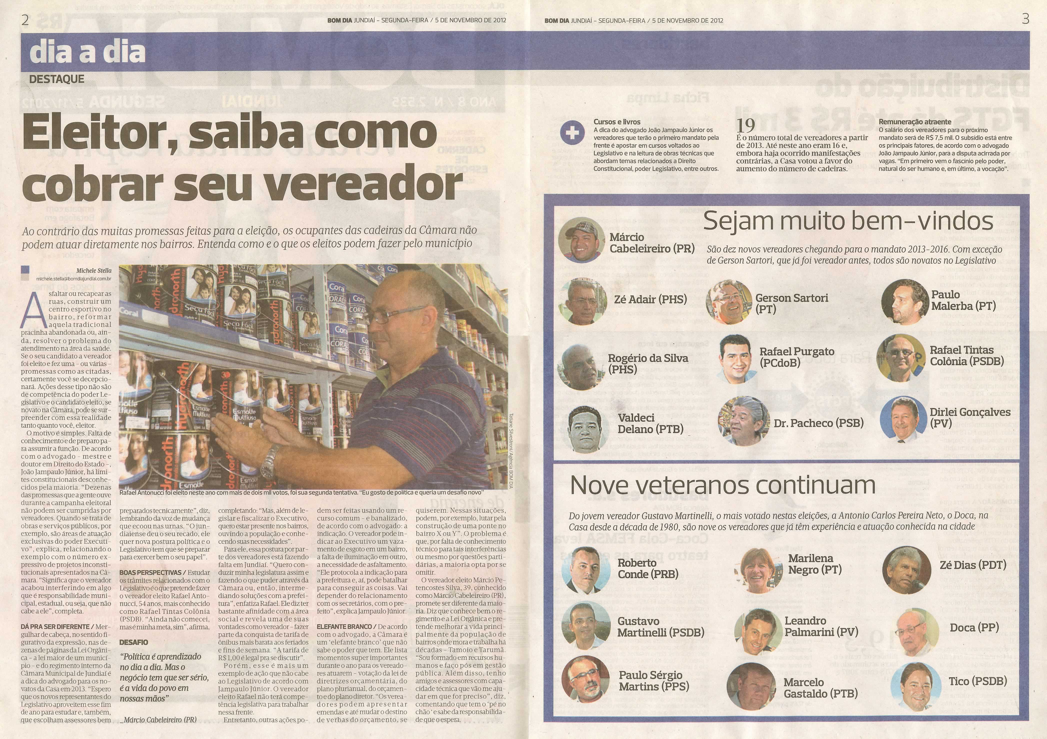 Bom Dia Jundiaí - 05/11/2012
