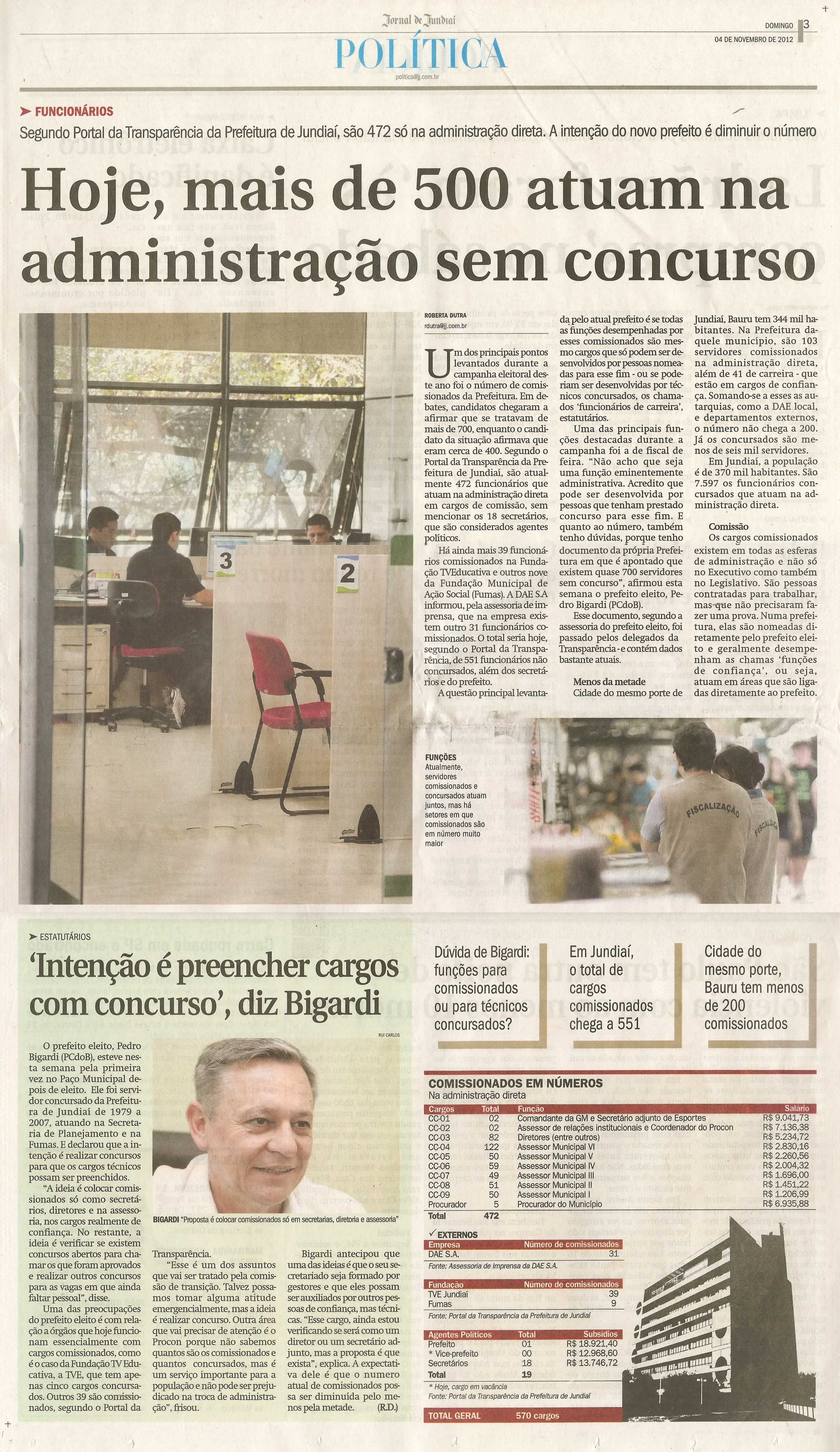 Jornal de Jundiaí - 04/11/2012