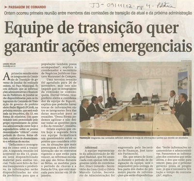 Jornal de Jundiaí - 09/11/2012