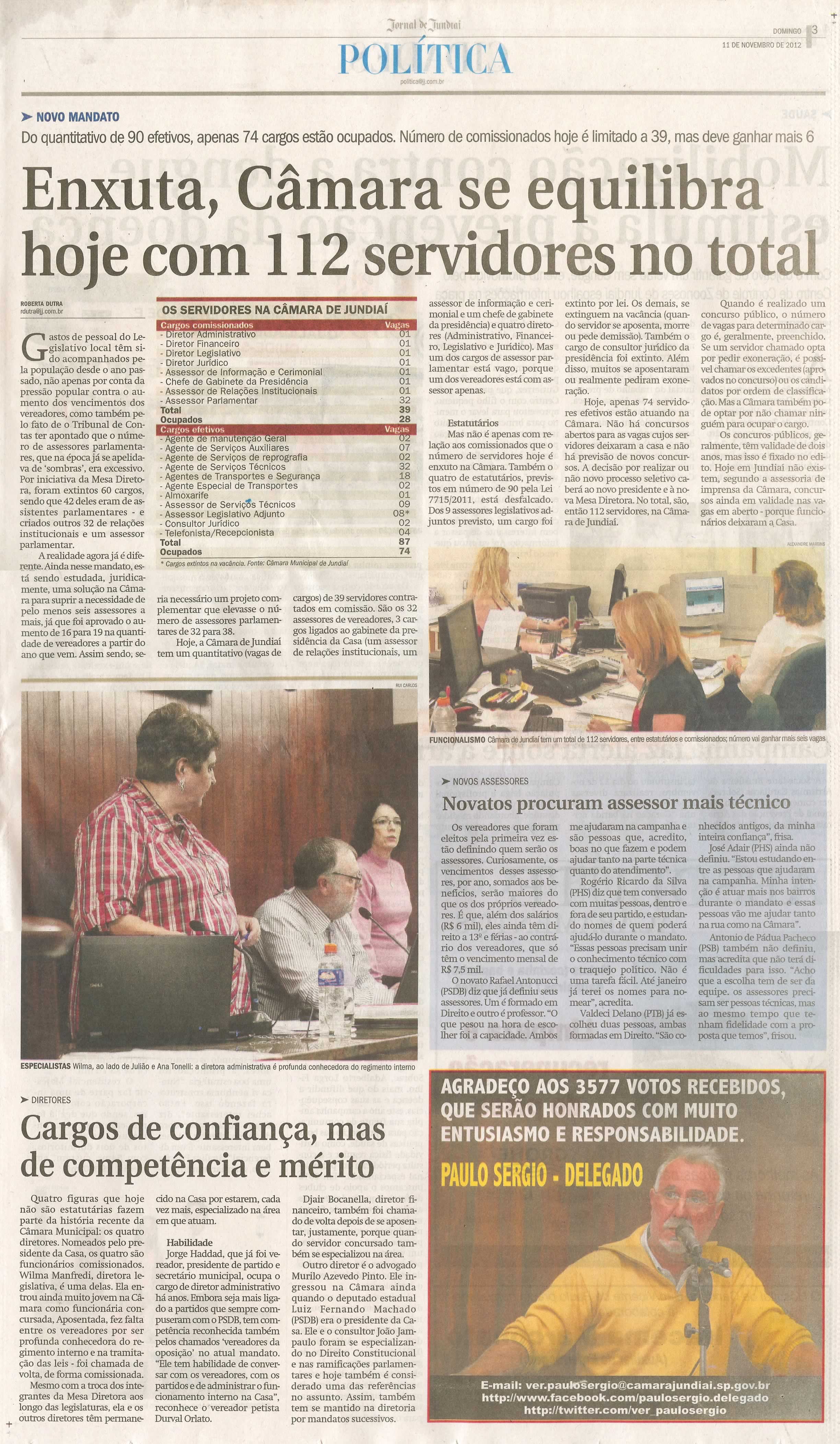 Jornal de Jundiaí - 11/11/2012