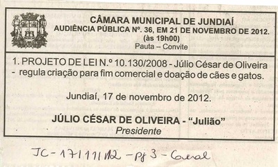 Jornal da Cidade - 17/11/2012