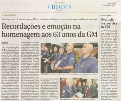 Jornal de Jundiaí - 29/11/2012