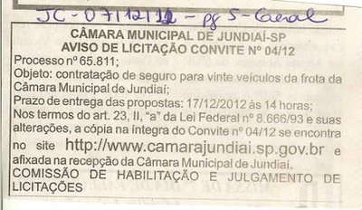 Jornal da Cidade - 07/12/2012