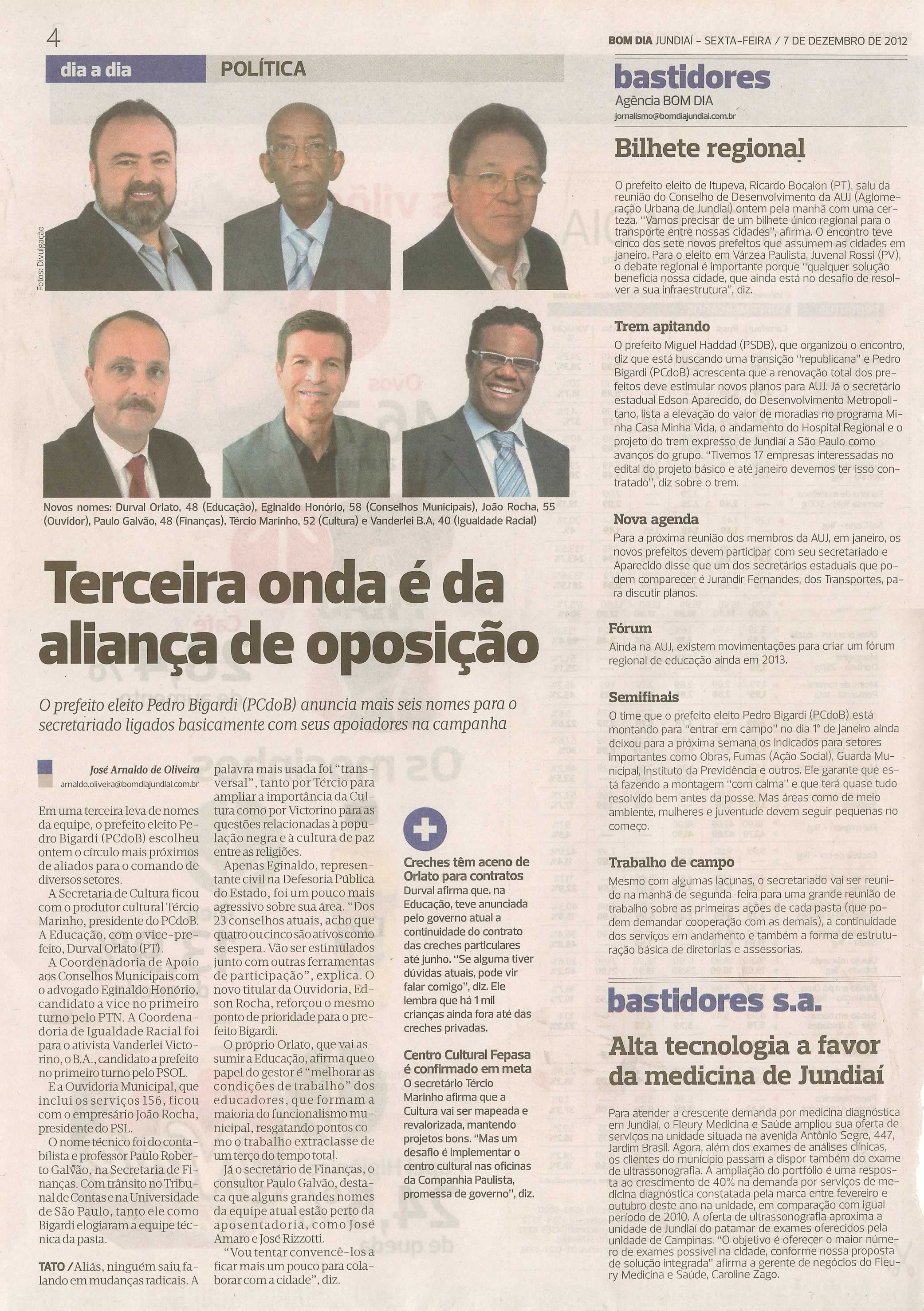 Bom Dia Jundiaí - 07/12/2012