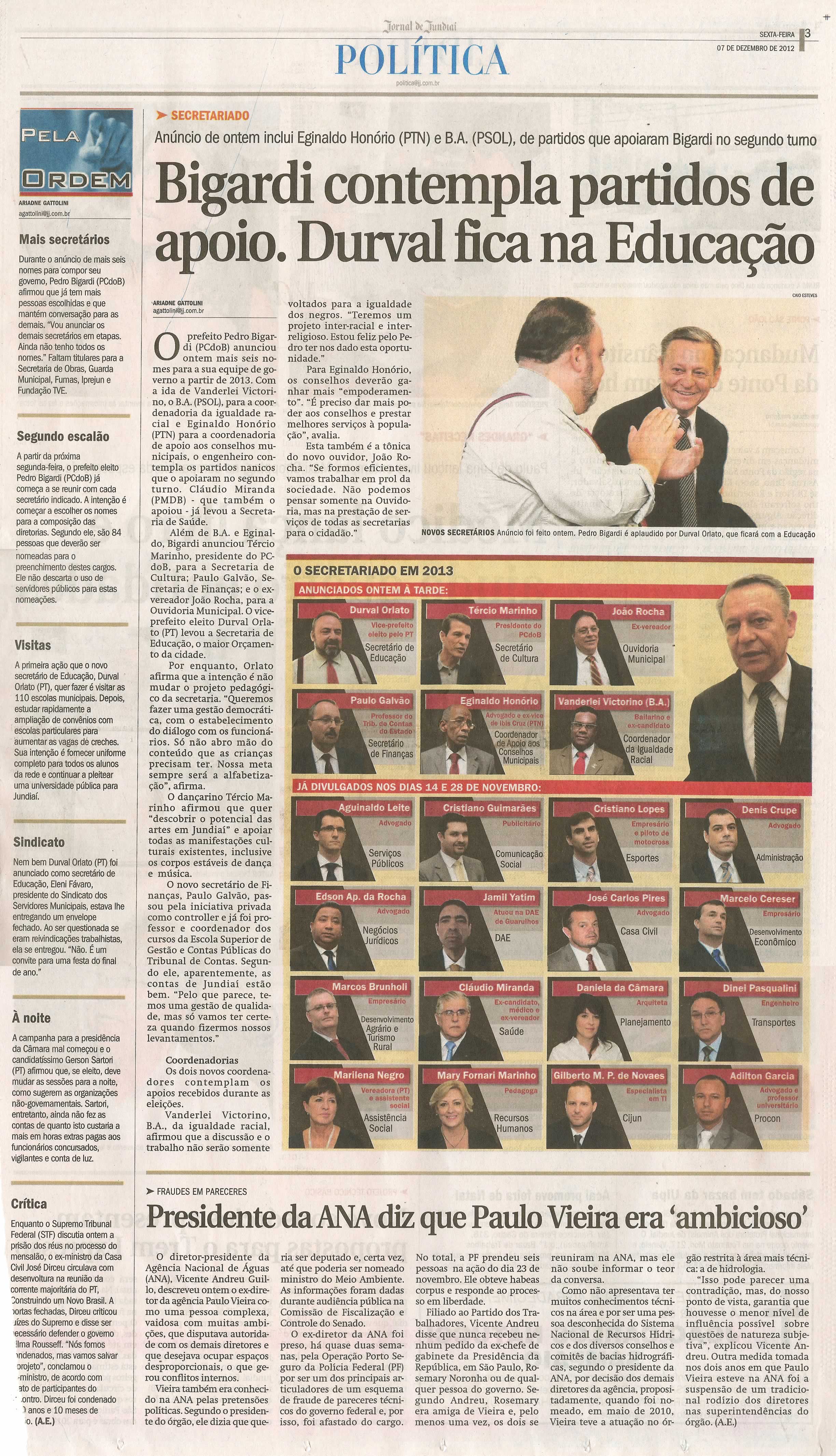 Jornal de Jundiaí - 07/12/2012
