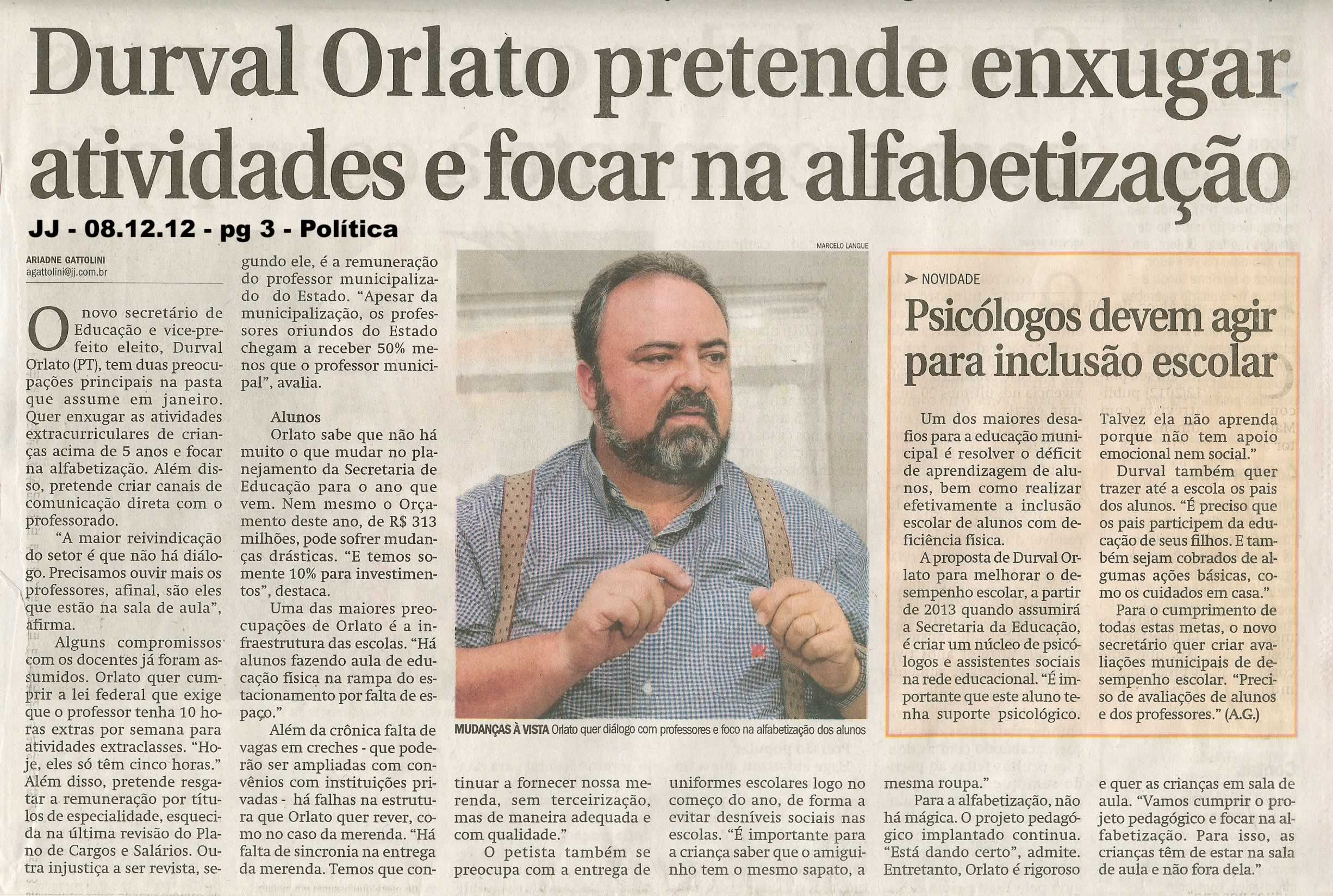 Jornal de Jundiaí - 08/12/2012