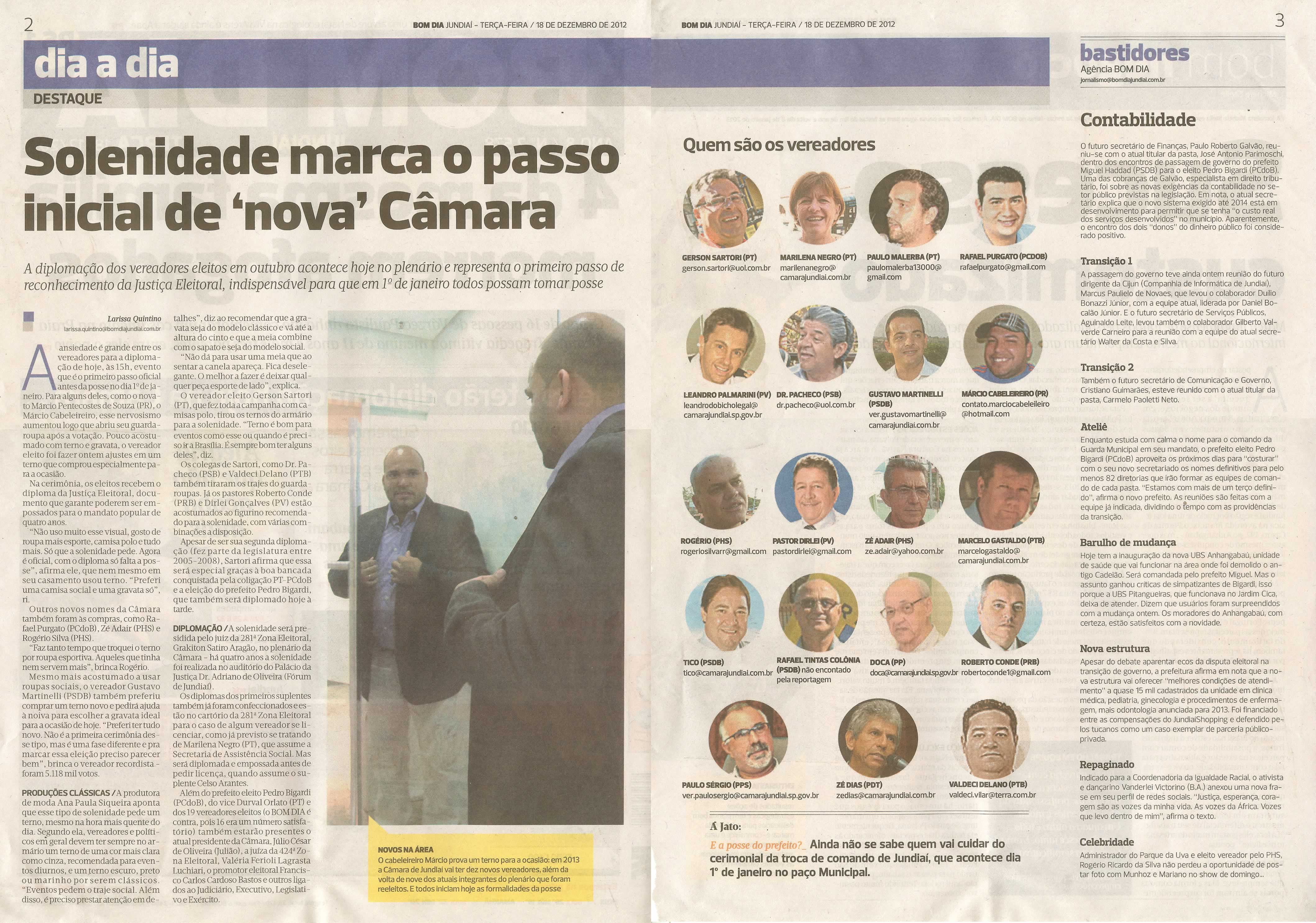 Bom Dia Jundiaí - 18/12/2012
