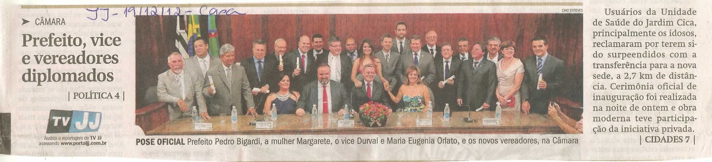 Jornal de Jundiaí - 19/12/2012