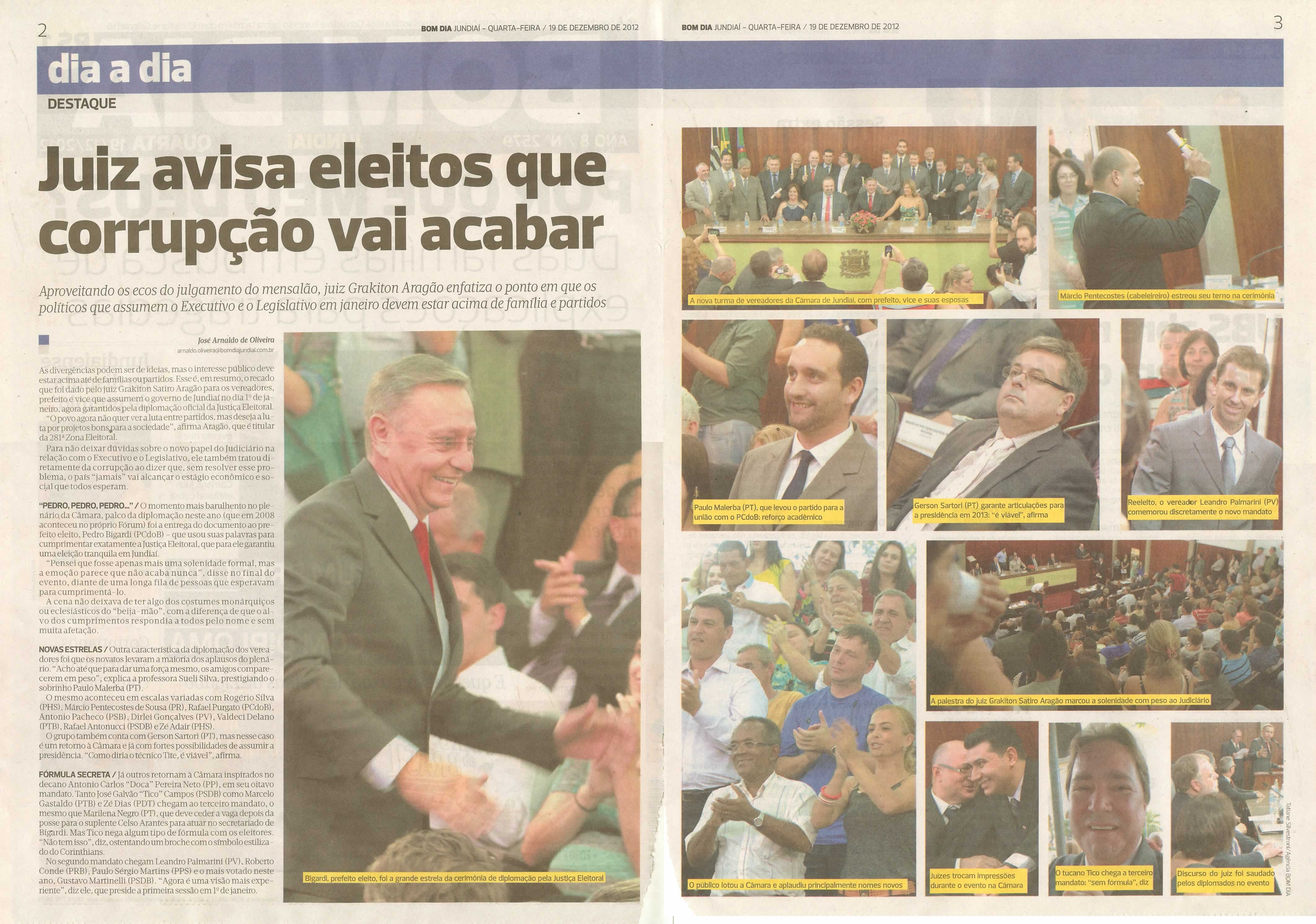 Bom Dia Jundiaí - 19/12/2012