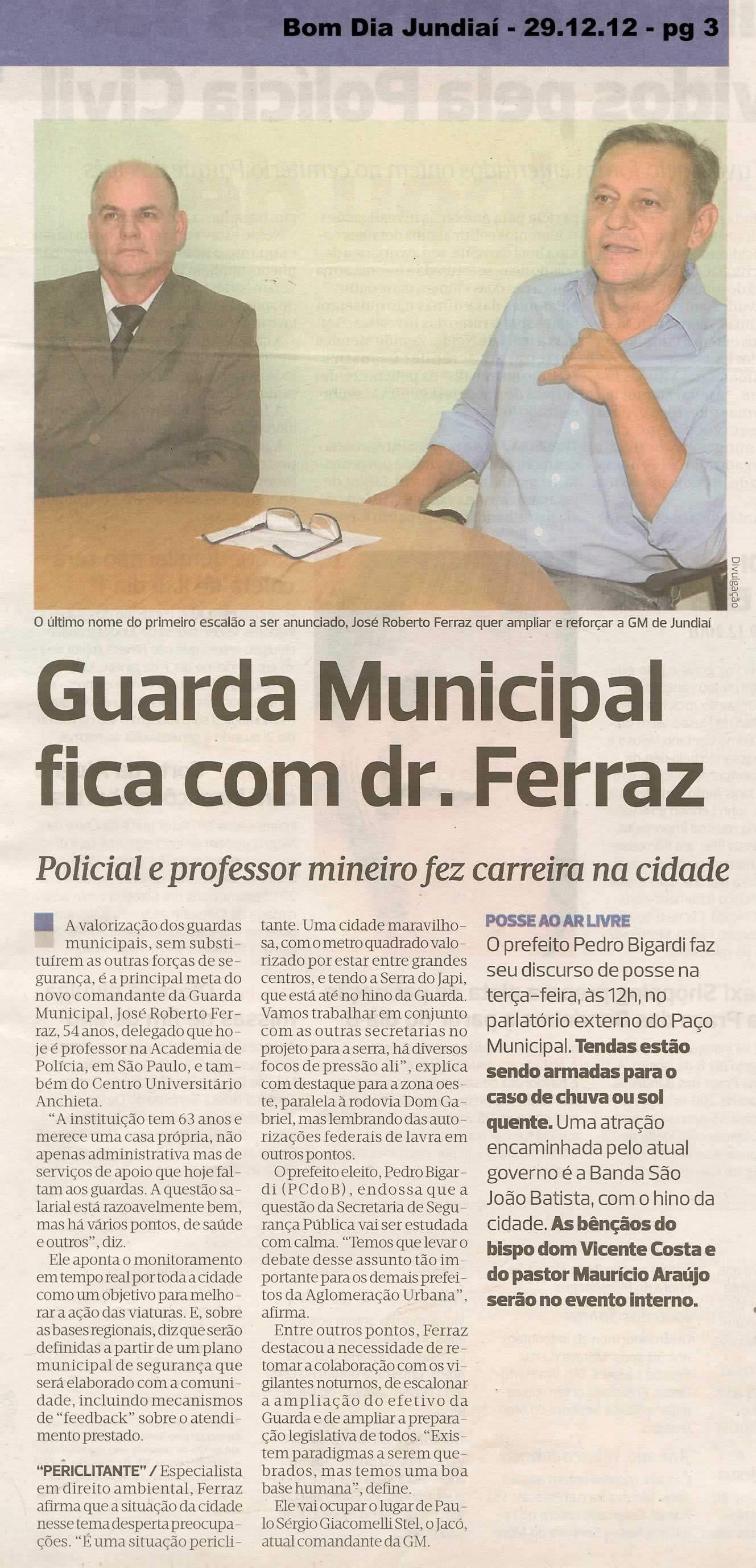 Bom Dia Jundiaí - 29/12/2012