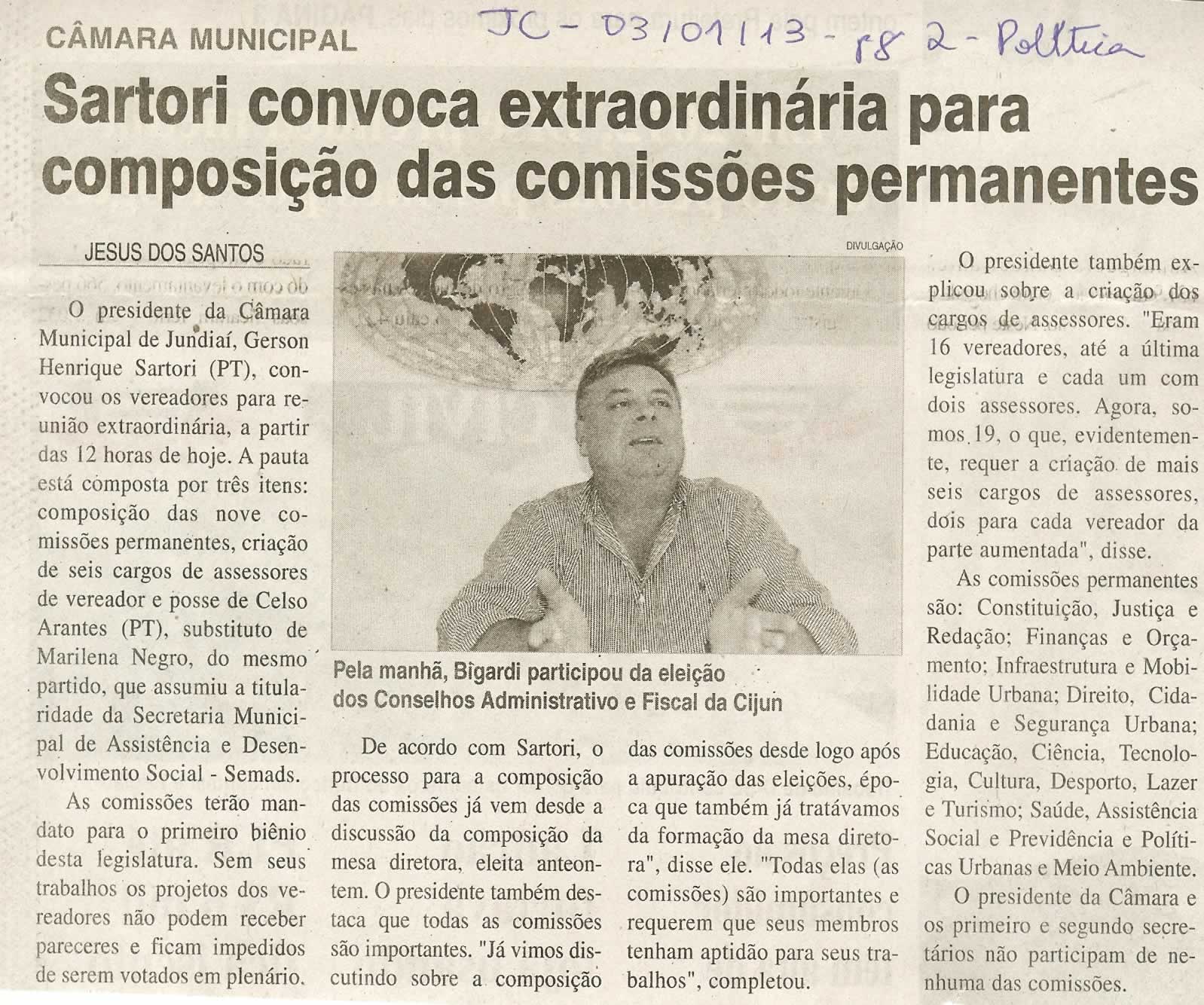 Jornal da Cidade - 03/01/2013