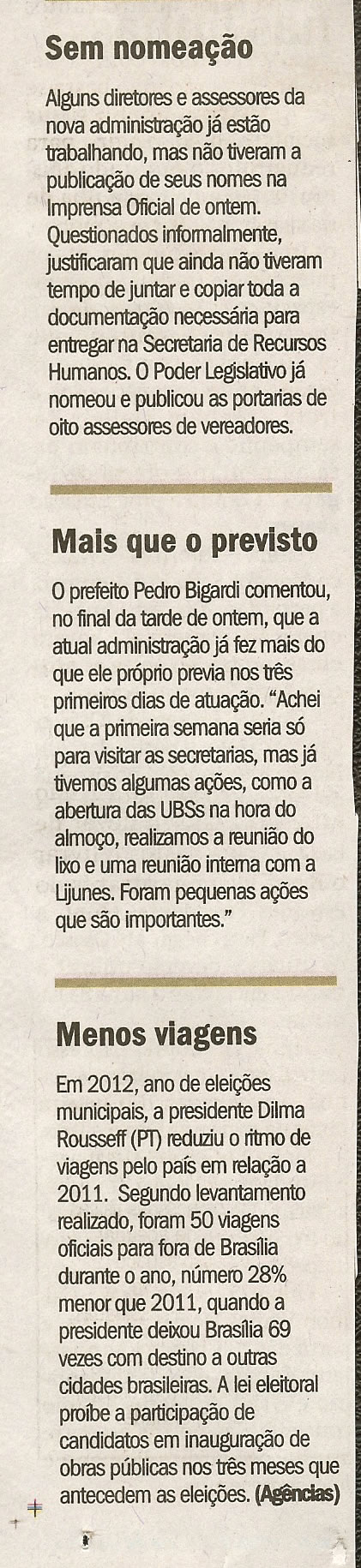 Jornal de Jundiaí - 05/01/2013