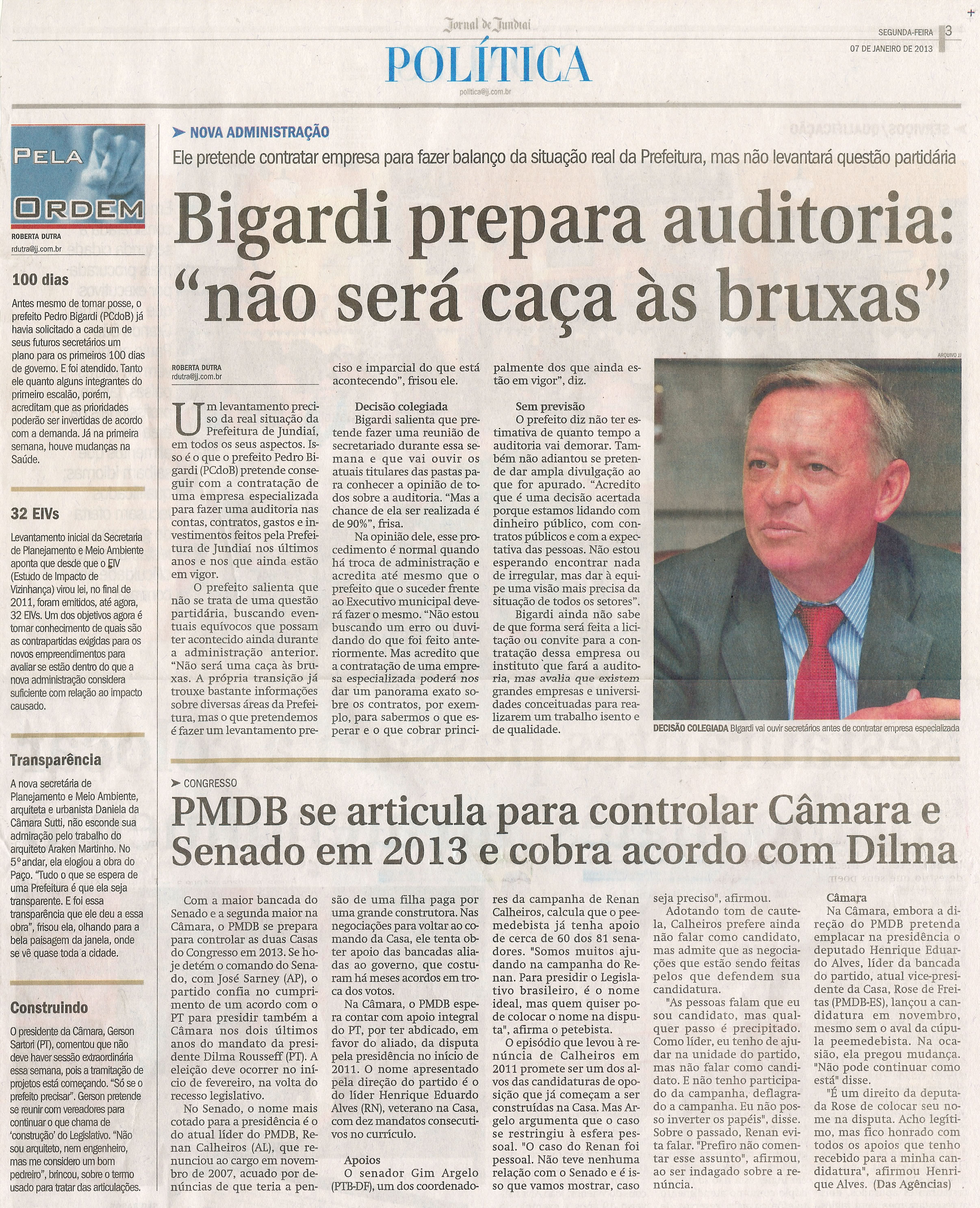 Jornal de Jundiaí - 07/01/2013