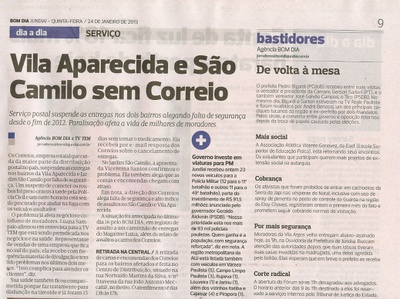 Bom Dia Jundiaí - 24/01/2013