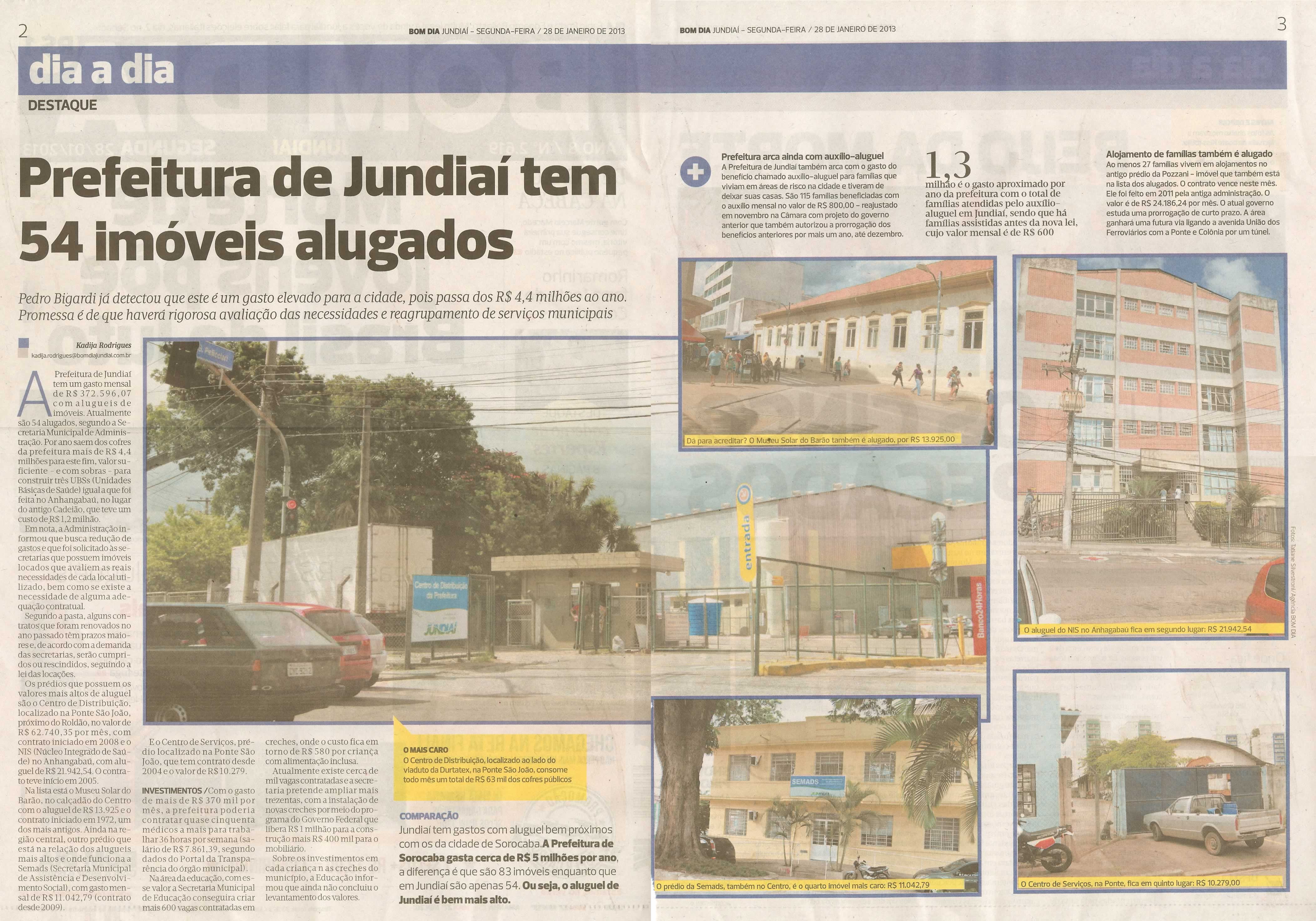 Bom Dia Jundiaí - 28/01/2013