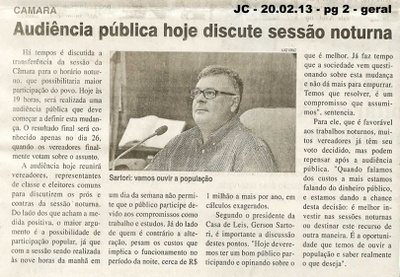 Jornal da Cidade - 20/02/2013