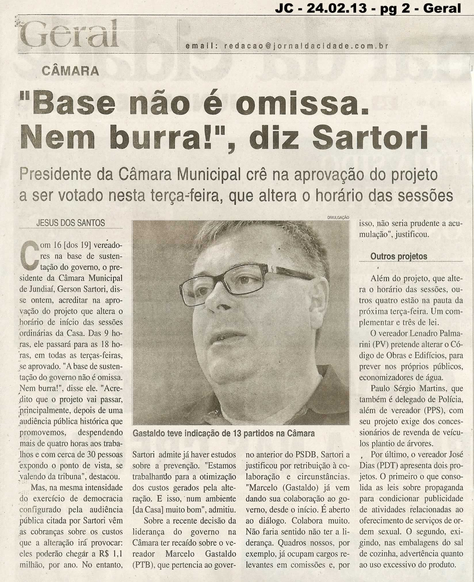 Jornal da Cidade - 24/02/2013