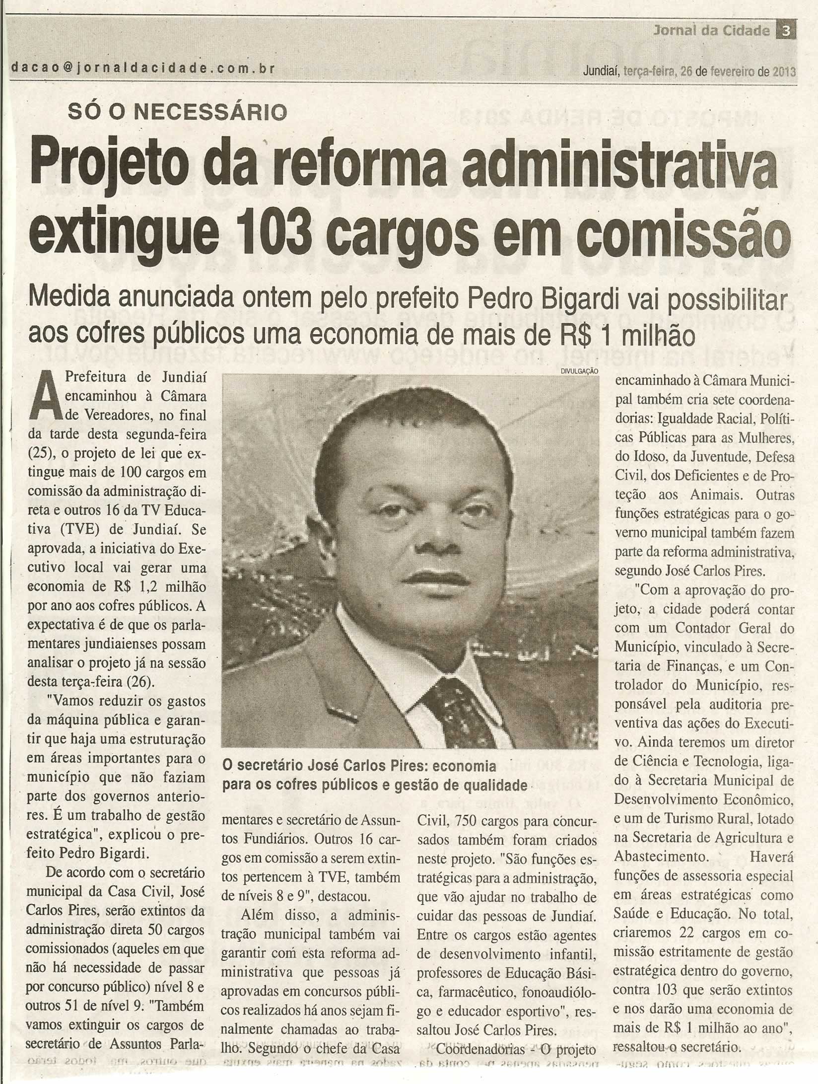Jornal da Cidade - 26/02/2013