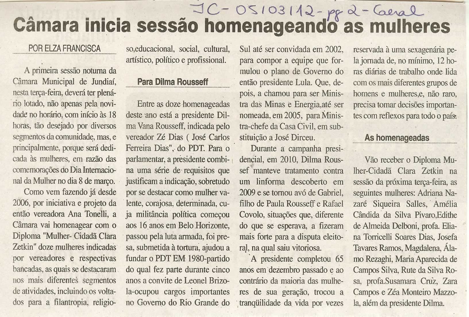 Jornal da Cidade - 05/03/2013