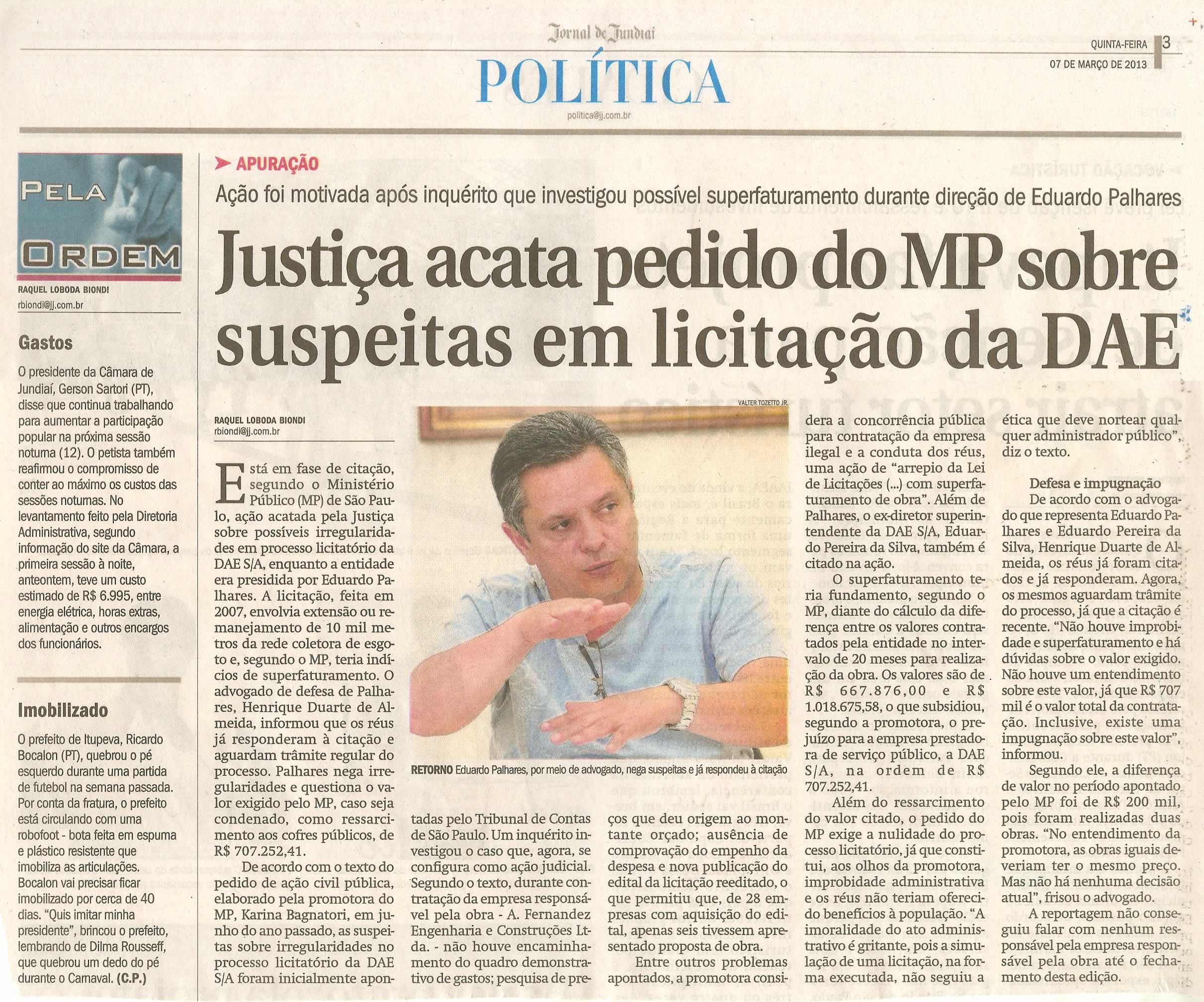 Jornal de Jundiaí - 07/03/2013