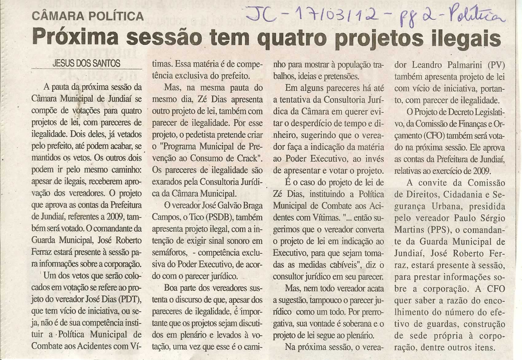 Jornal da Cidade - 17/03/2013