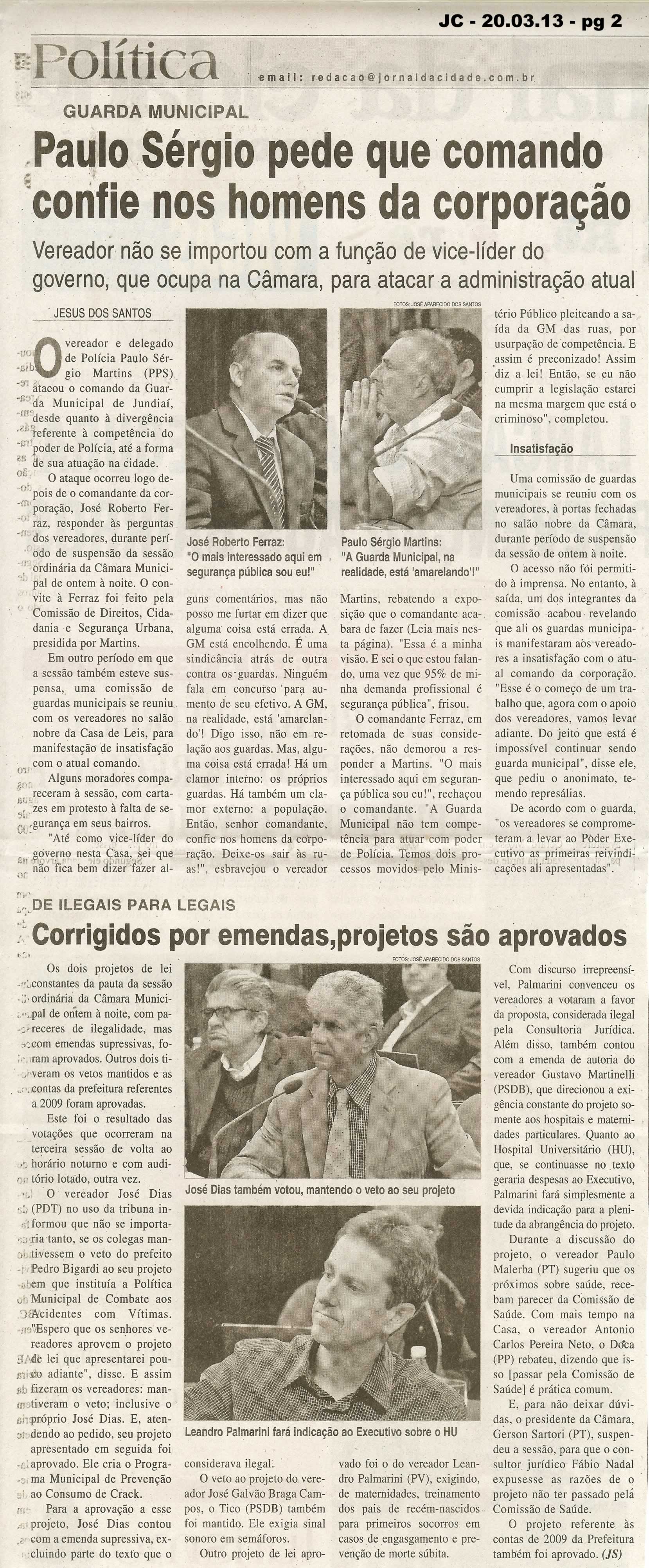 Jornal da Cidade - 20/03/2013
