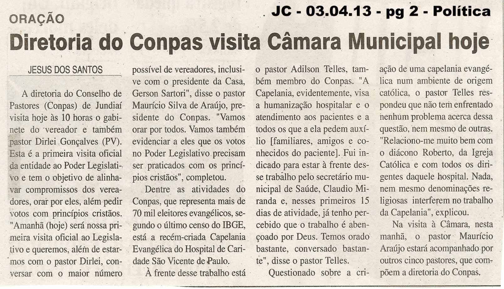 Jornal da Cidade - 03/04/2013