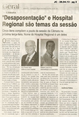 Jornal da Cidade - 28/04/2013