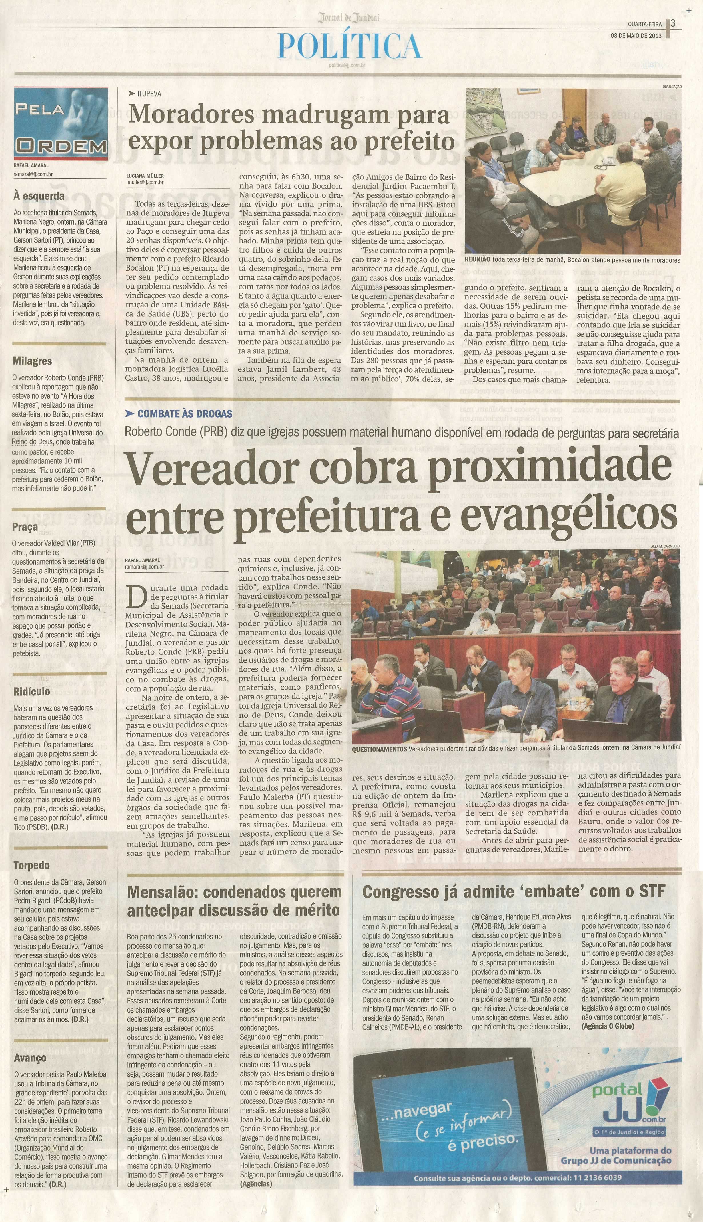 Jornal de Jundiaí - 08/05/2013