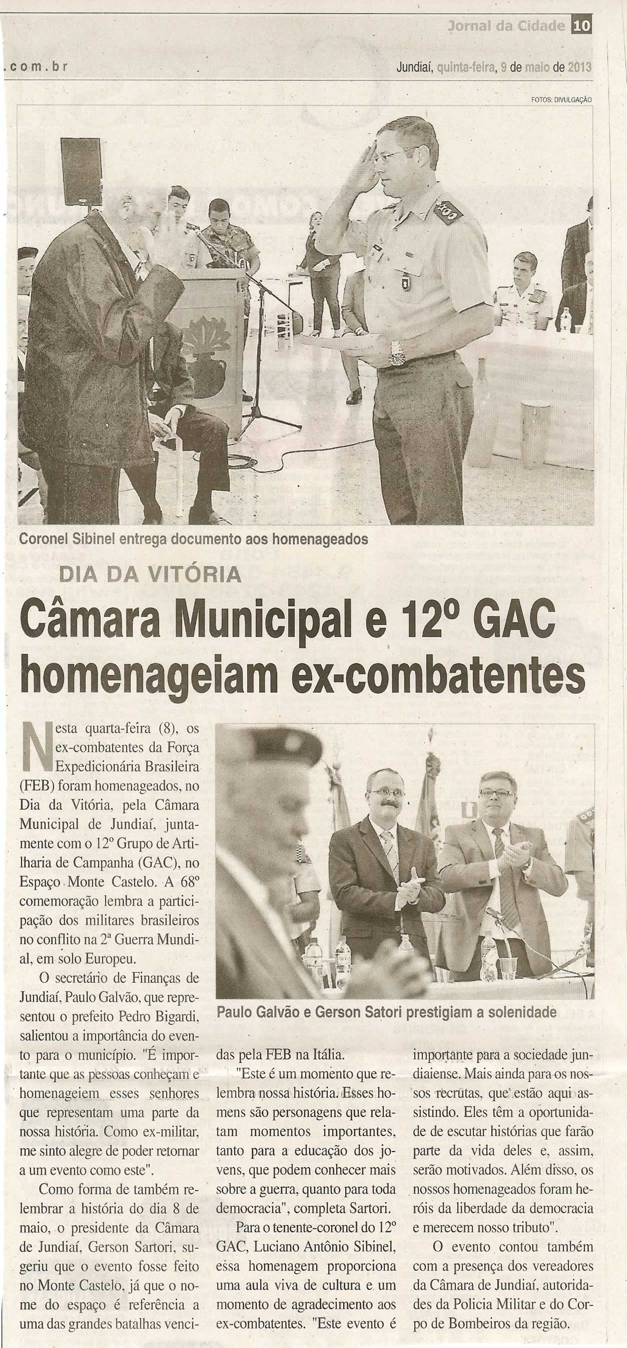 Jornal da Cidade - 09/05/2013