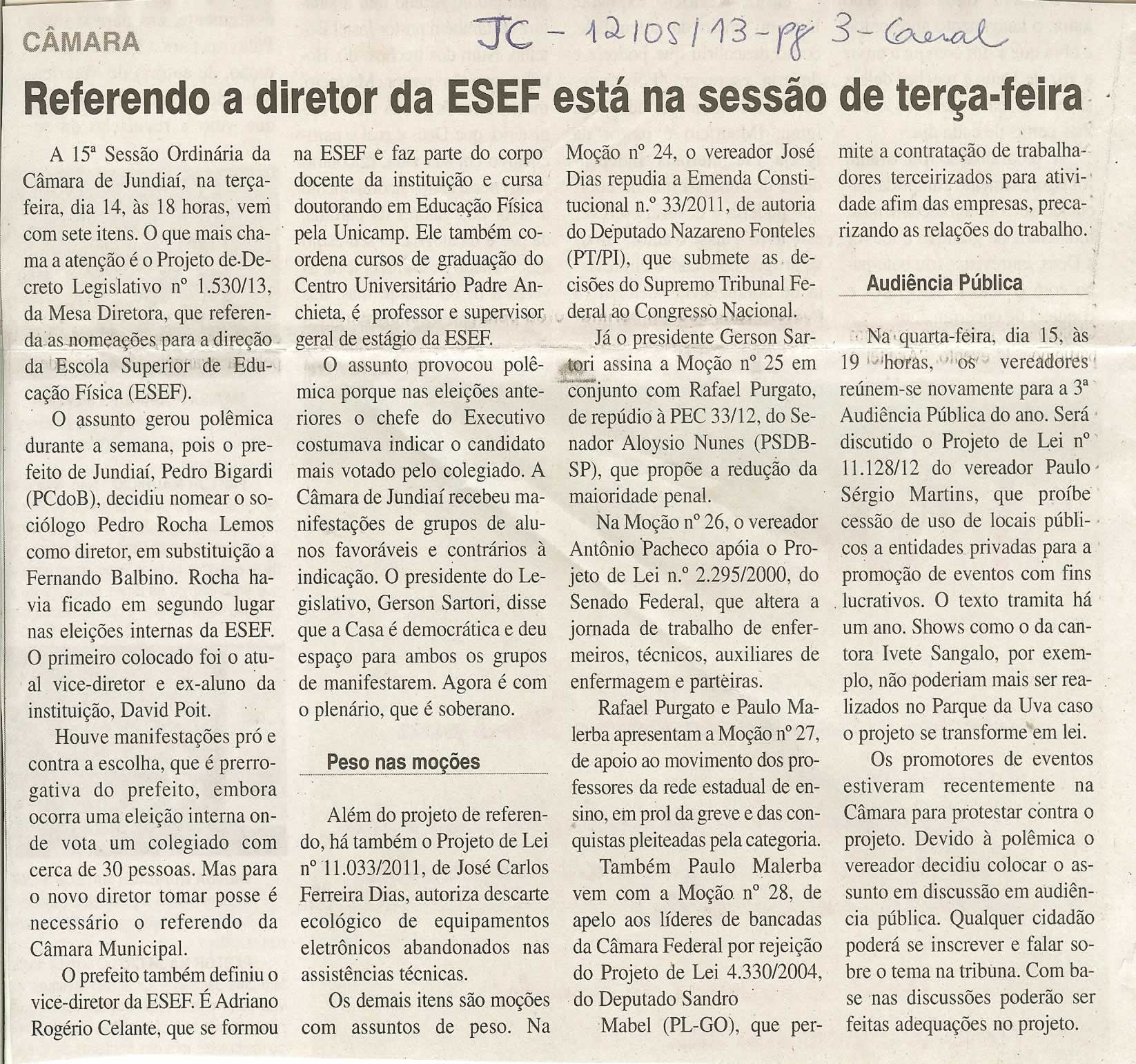 Jornal da Cidade - 12/05/2013