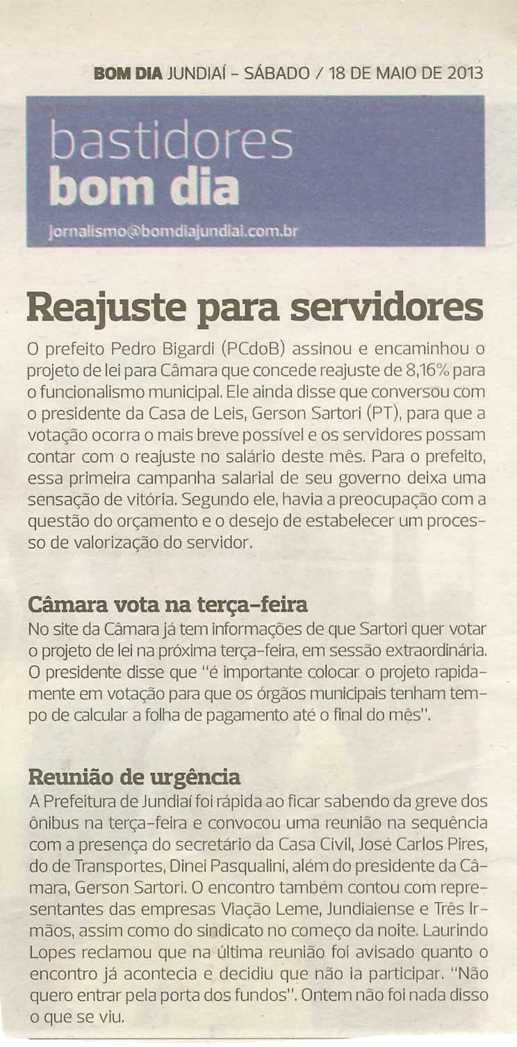 Bom Dia Jundiaí - 18/05/2013