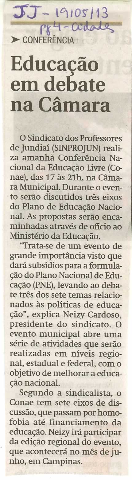 Jornal de Jundiaí - 19/05/2013