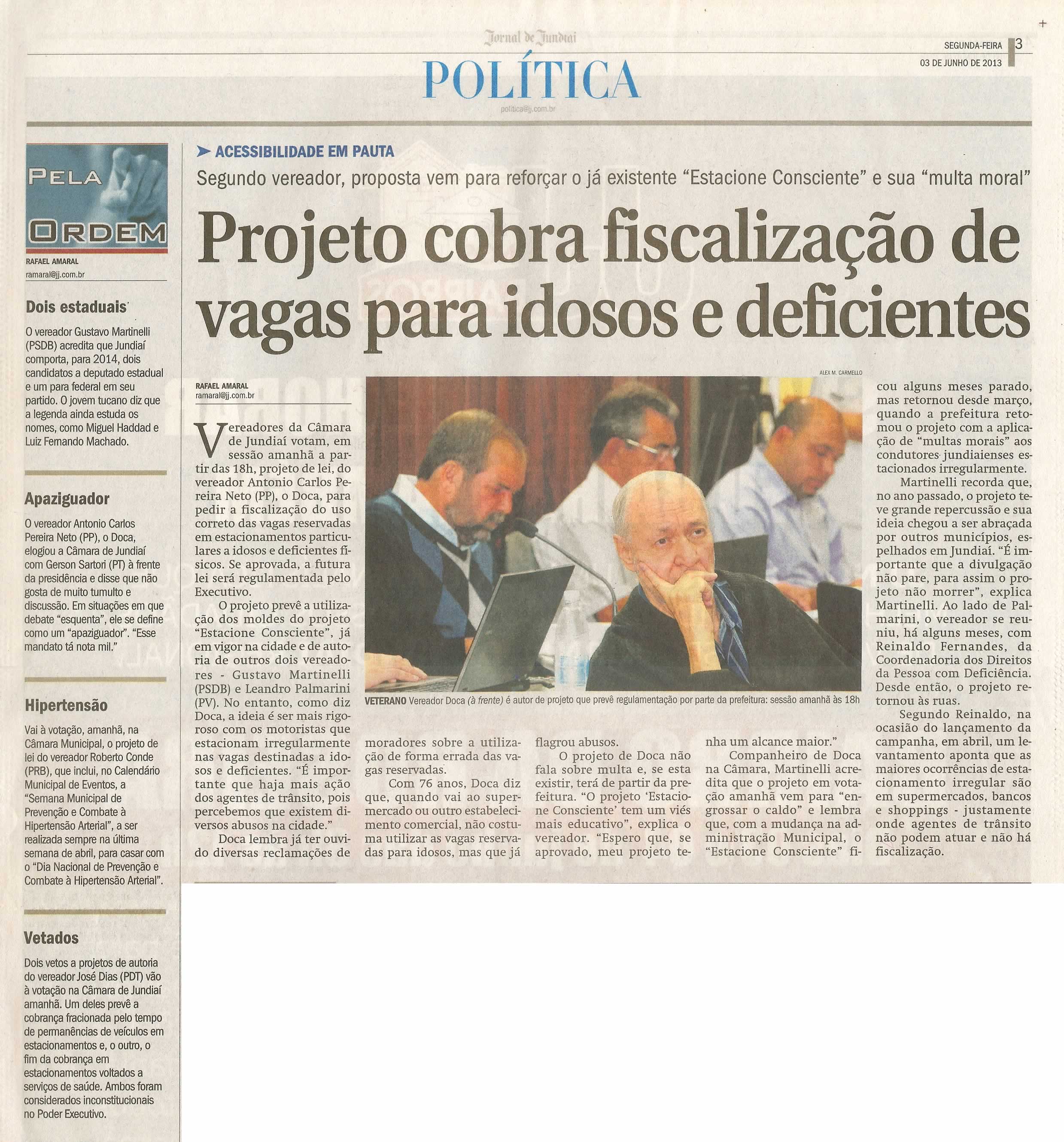 Jornal de Jundiaí - 03/06/2013