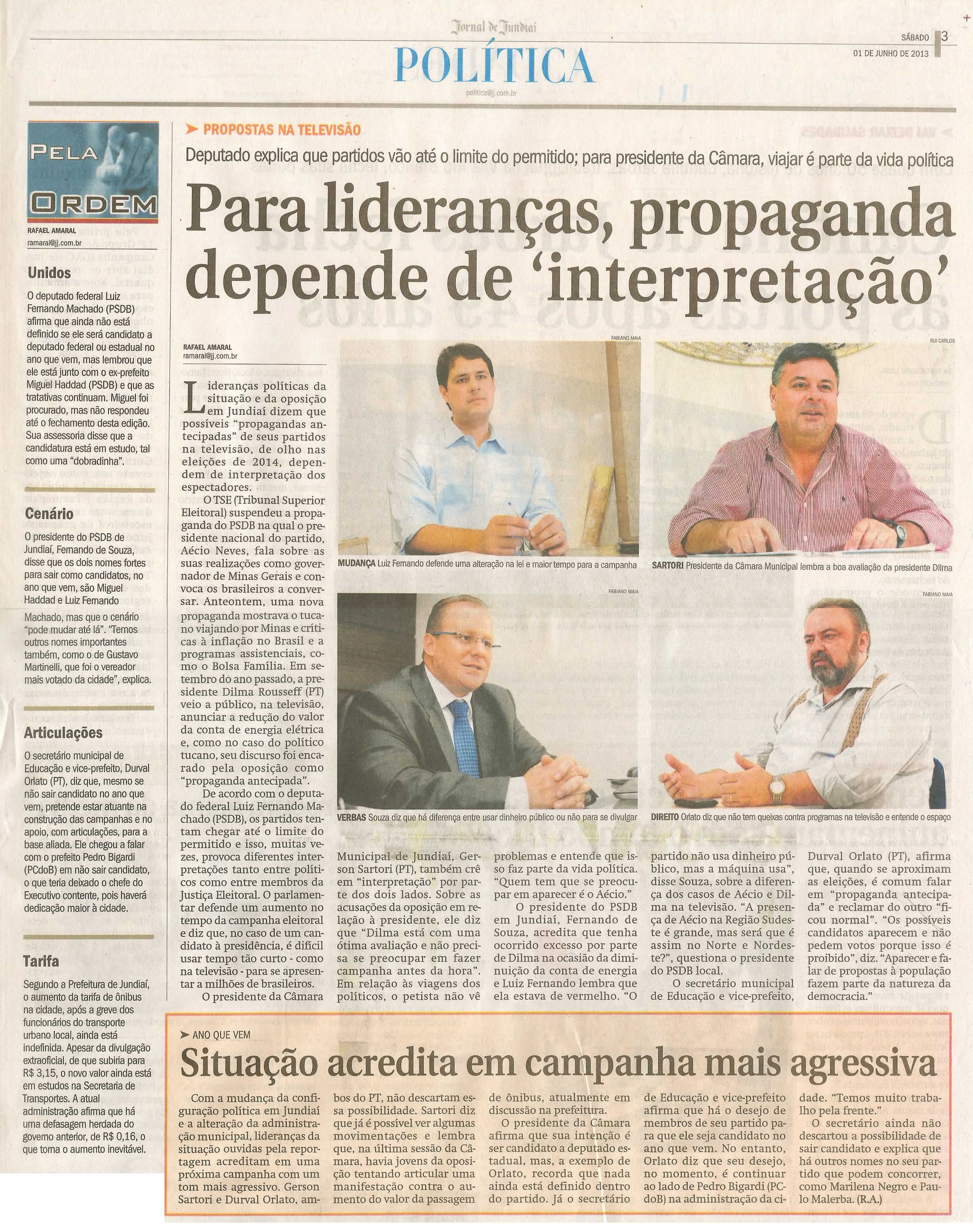 Jornal de Jundiaí - 01/06/2013