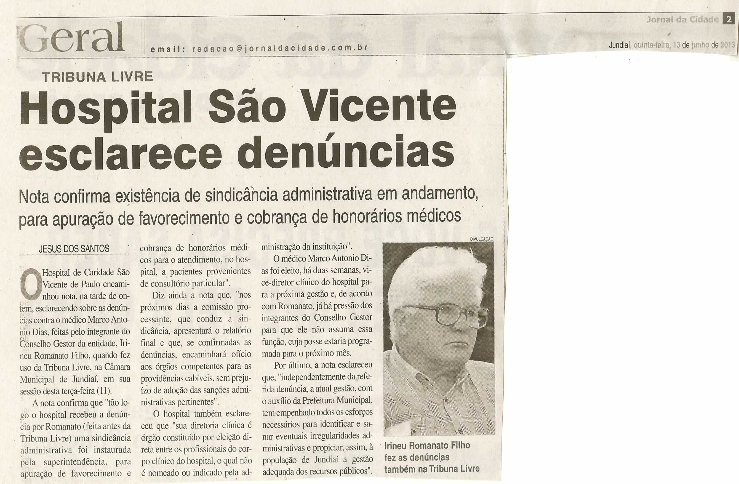 Jornal da Cidade - 13/06/2013