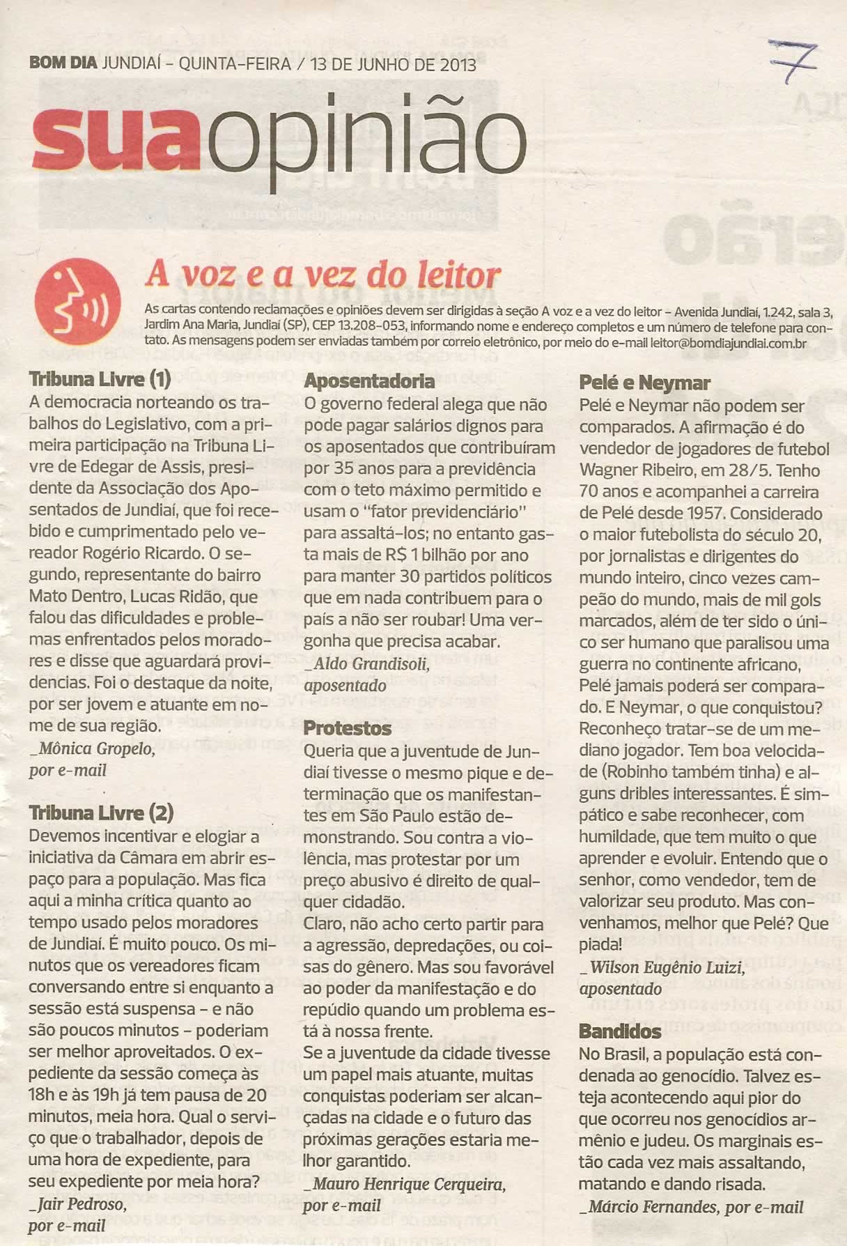 Bom Dia Jundiaí - 13/06/2013