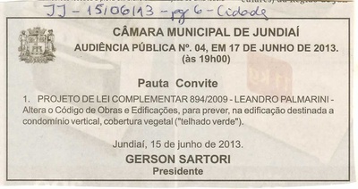 Jornal de Jundiaí - 15/06/2013