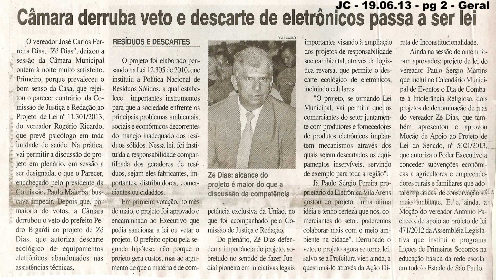 Jornal da Cidade - 19/06/2013