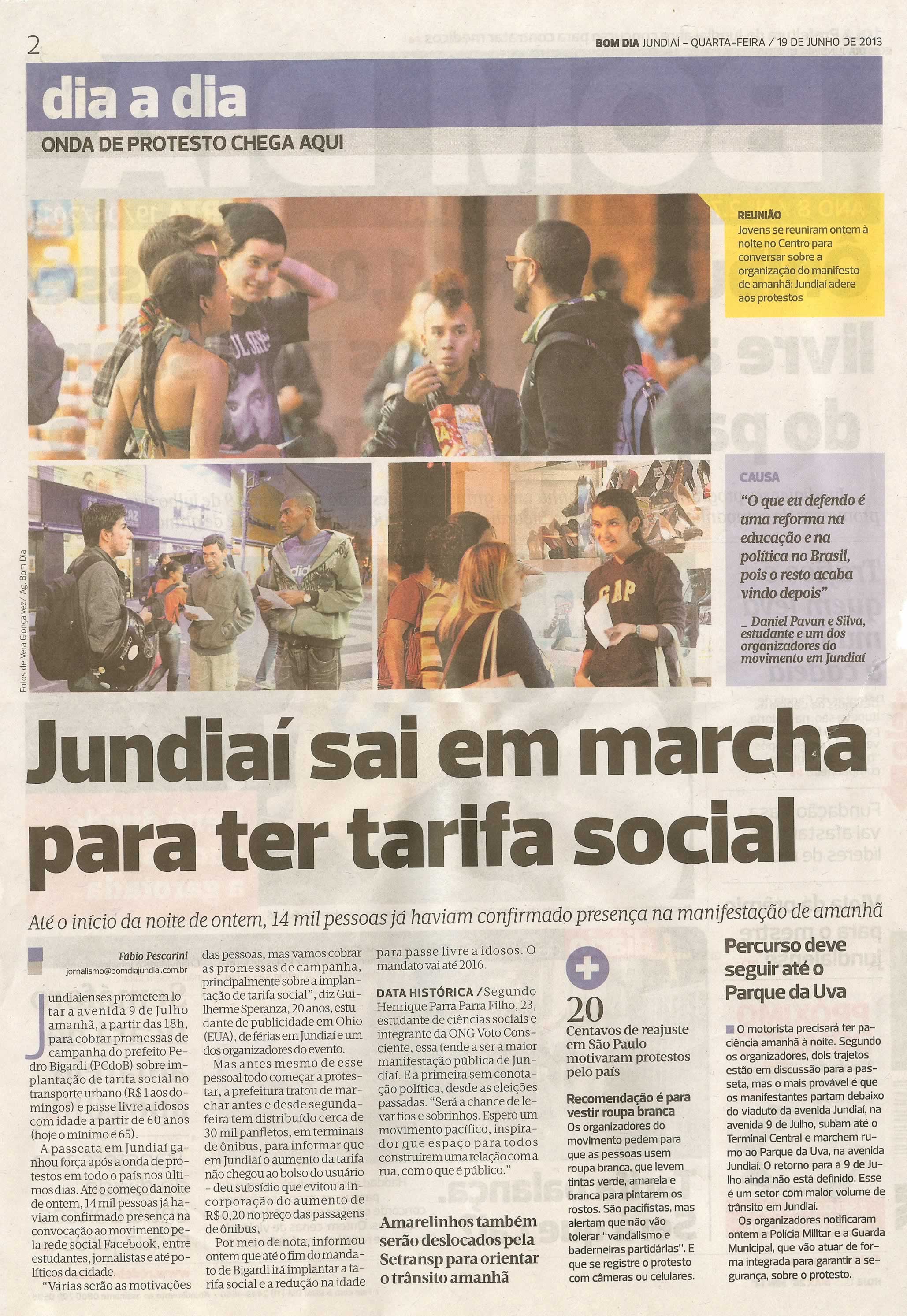 Bom Dia Jundiaí - 19/06/2013