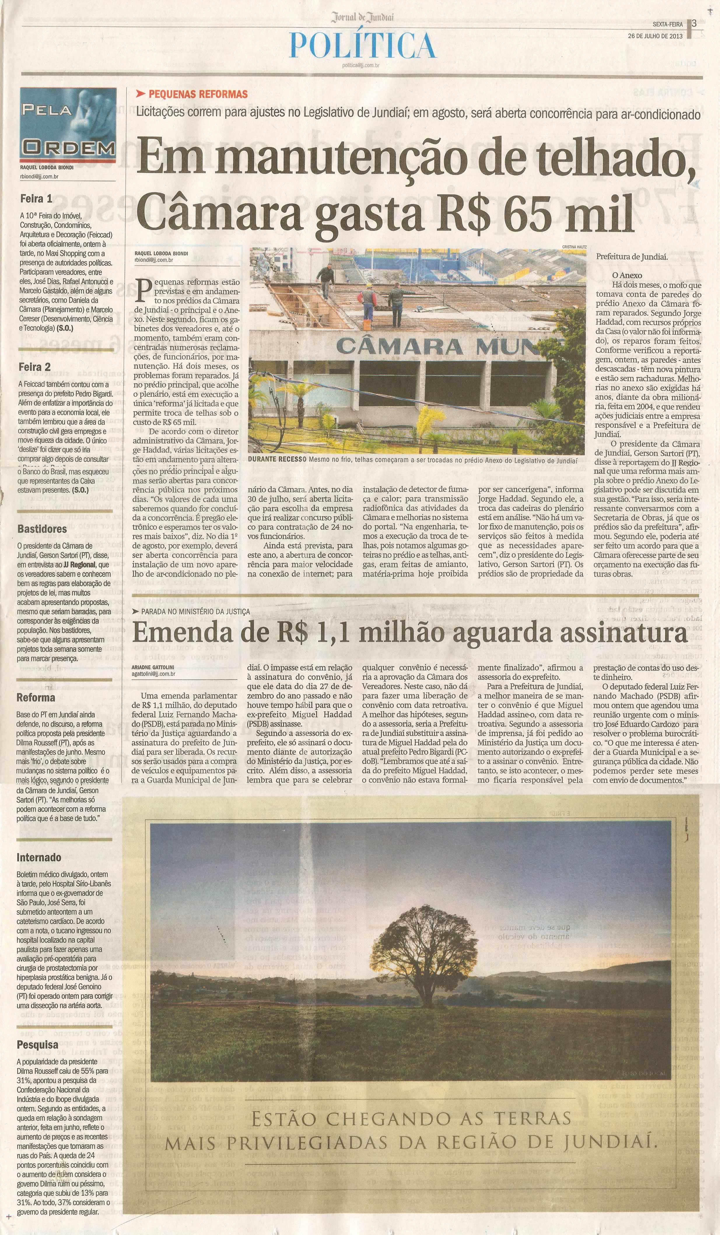 Jornal de Jundiaí - 26/07/2013