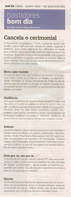 Bom Dia Jundiaí - 01/08/2013