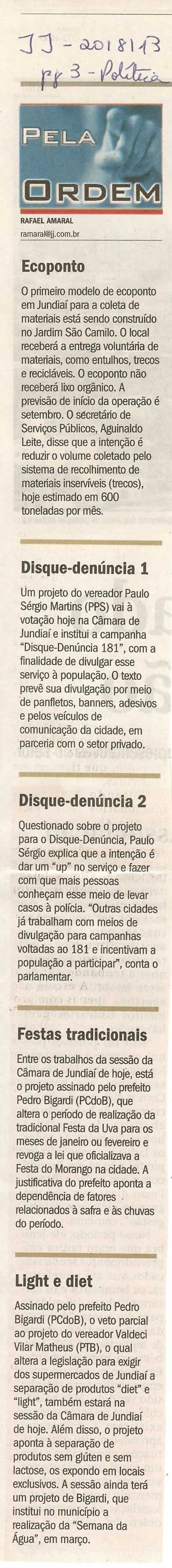Jornal de Jundiaí - 20/08/2013