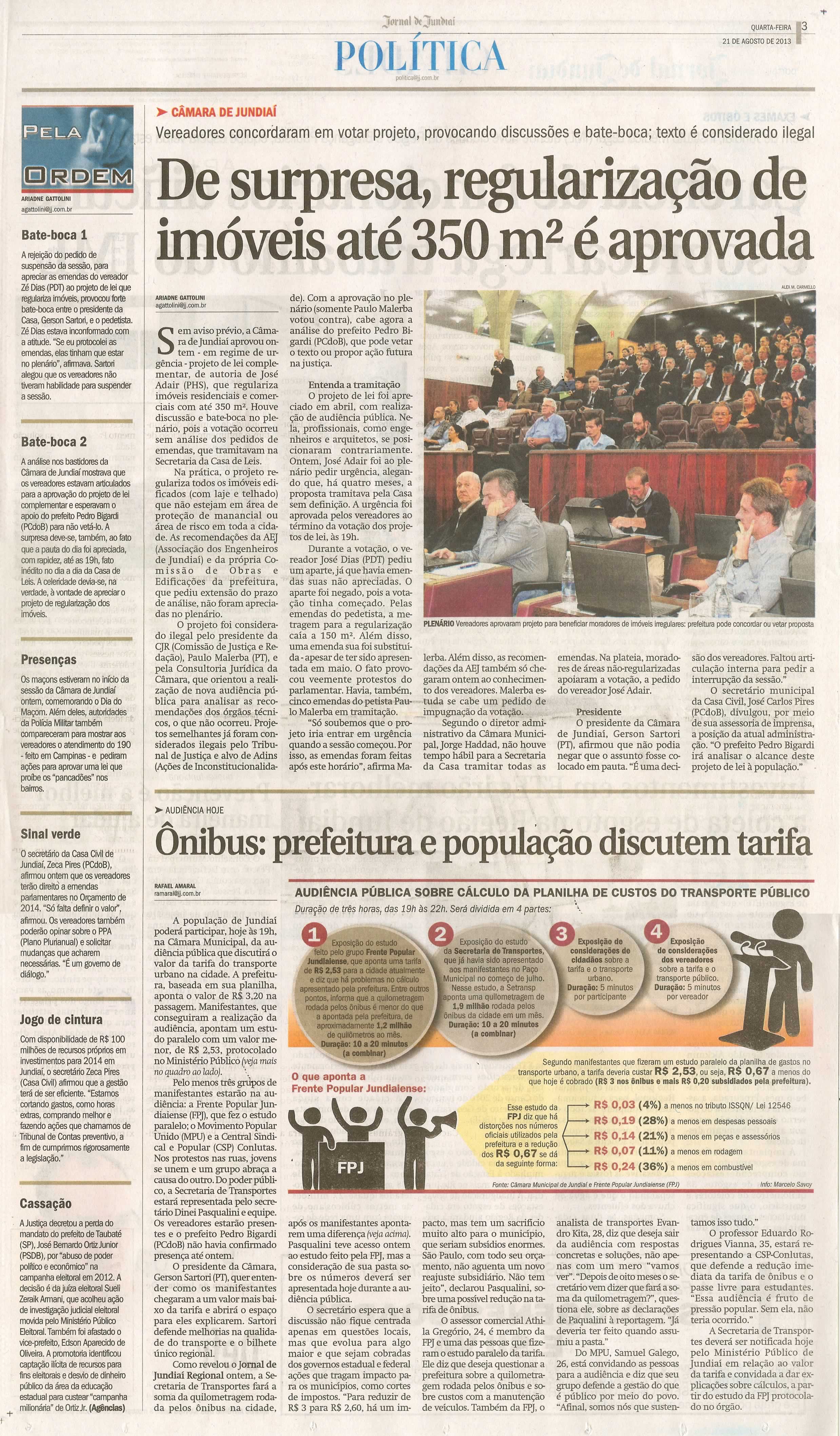 Jornal de Jundiaí - 21/08/2013