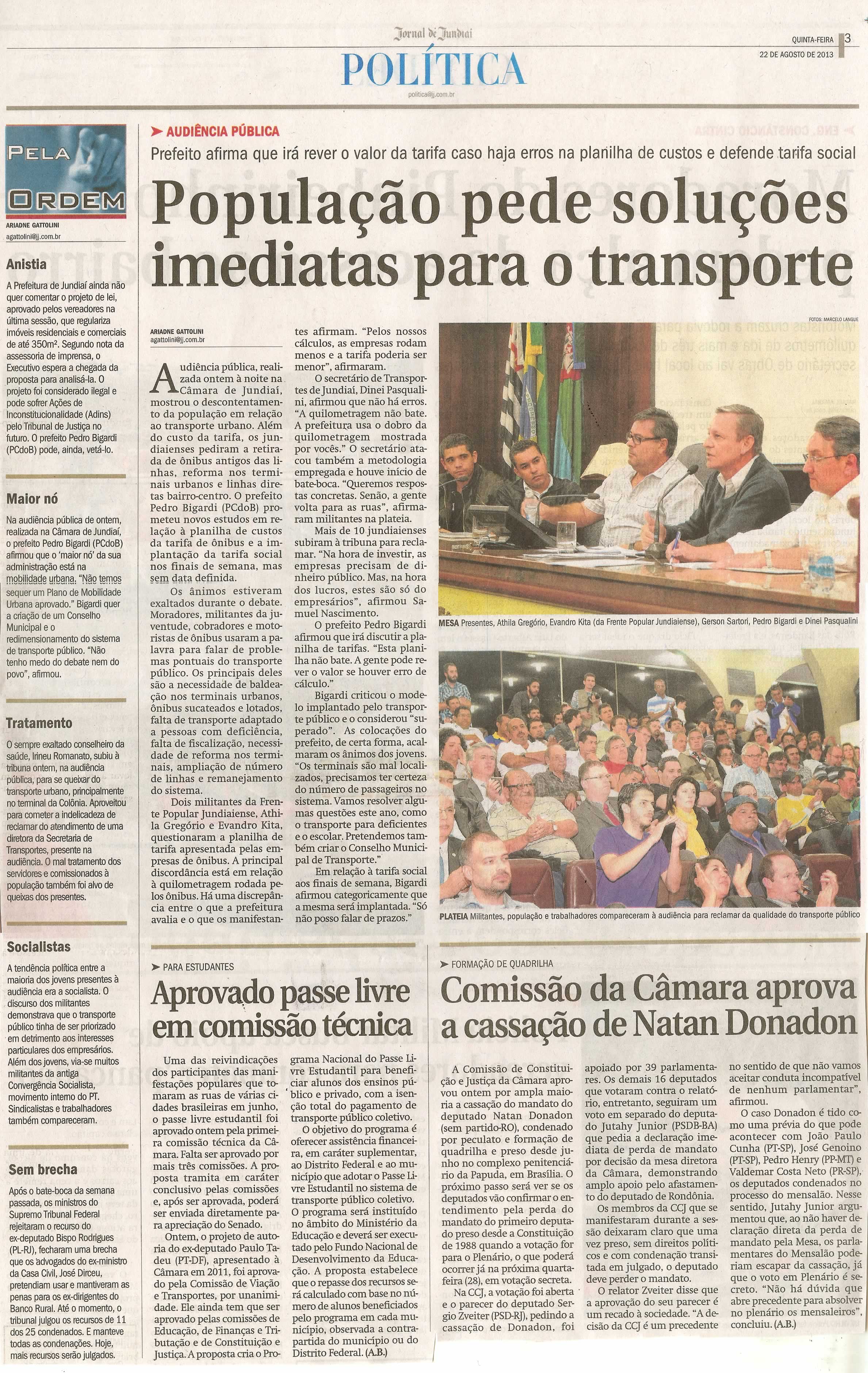 Jornal de Jundiaí - 22/08/2013