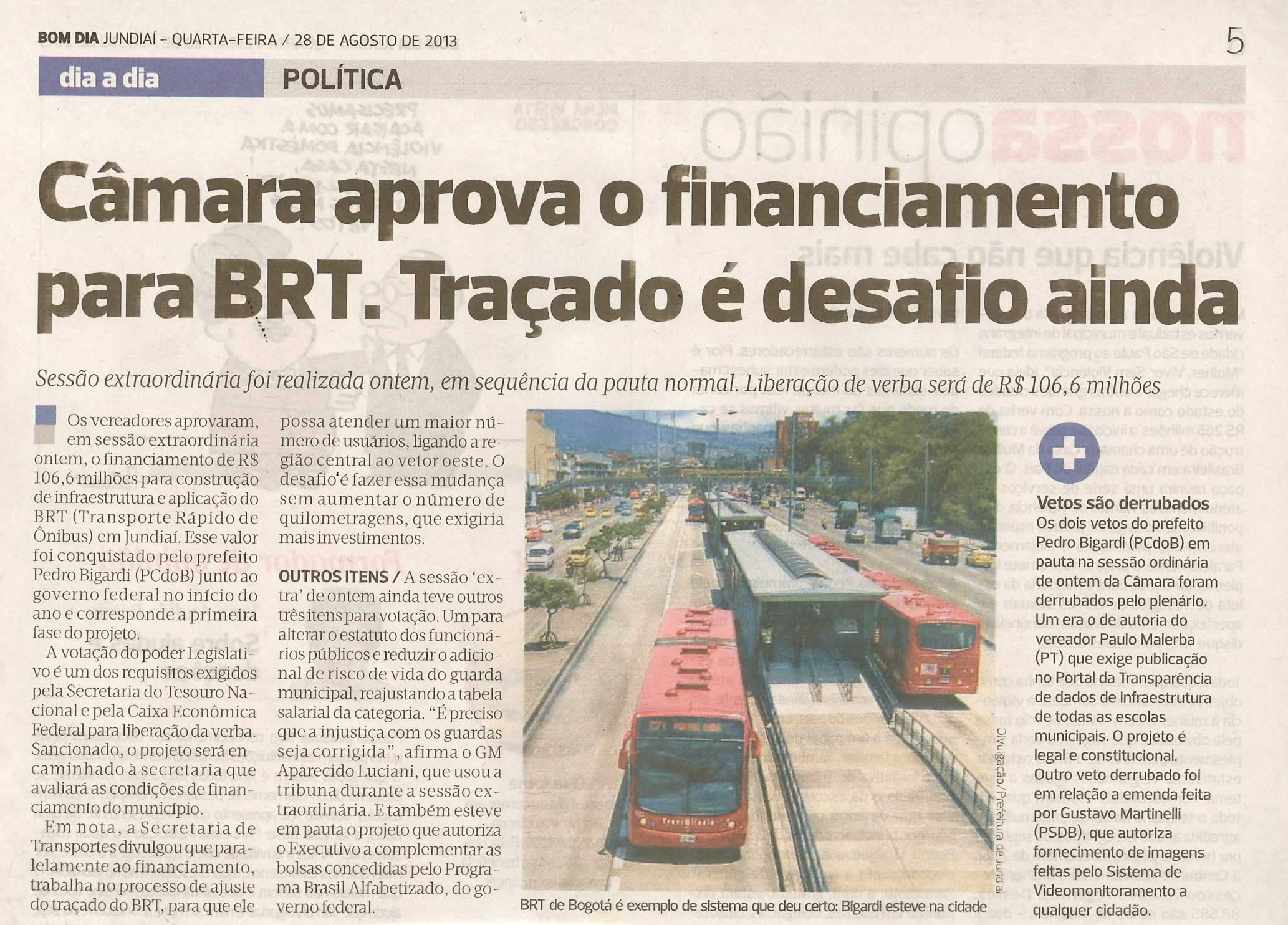 Bom Dia Jundiaí - 28/08/2013