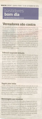 Bom Dia Jundiaí - 12/09/2013