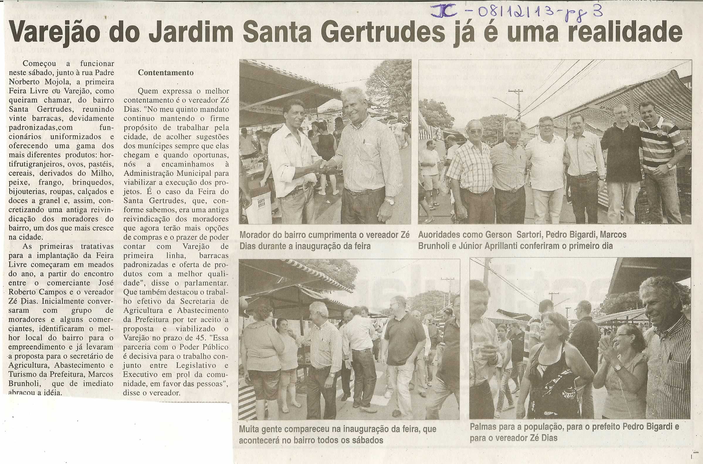 JC - 08/12/13 - pg 3 - Varejão do Santa Gertrudes já é uma realidade - 