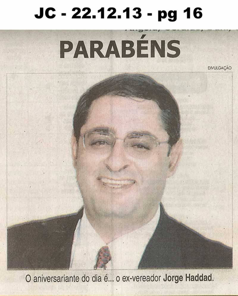 JC - 22/12/13 - pg 16 - Parabéns -