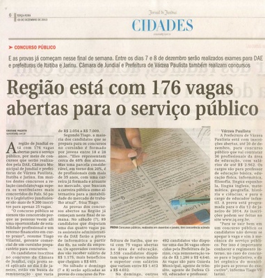 JJ - 03/12/13 - pg 3 - Política - Região está com 176 vagas abertas para o serviço público - 